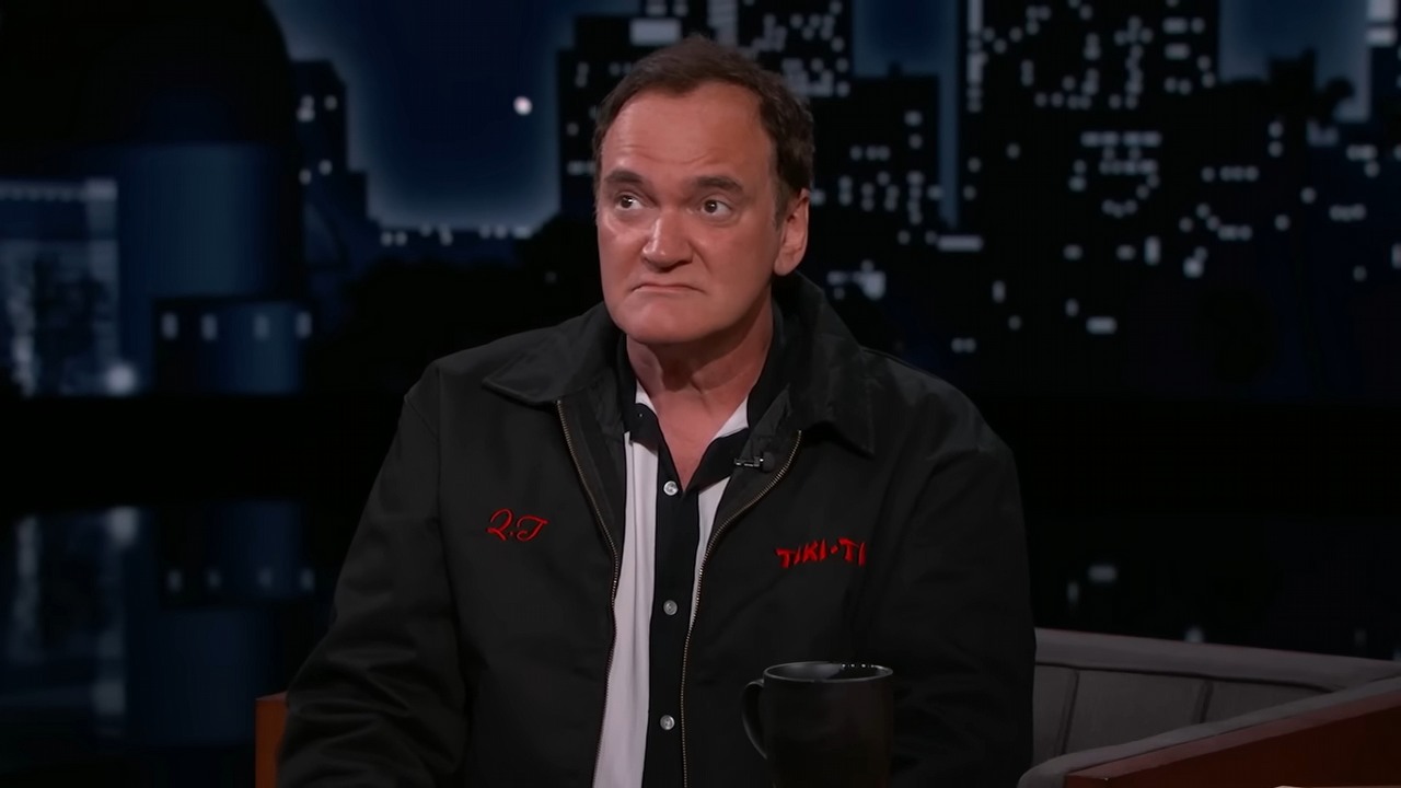 Quentin Tarantino pracuje nad swoim ostatnim filmem; wiemy, o czym może być, źródło grafiki: YouTube, Jimmy Kimmel Live, 2022.