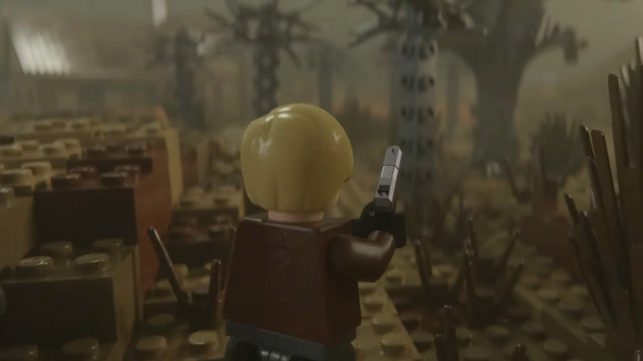 3000 zdjęć, aby odtworzyć początek Resident Evil 4 za pomocą LEGO, źródło grafiki: YouTube | Cara Aleatorio.