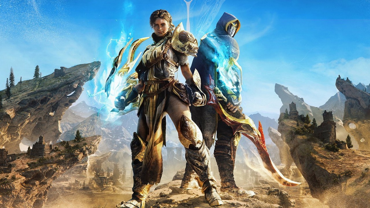 Wielkie bestie i surfing po piaskach pustyni na gameplayu z Atlas Fallen, źródło grafiki: Focus Entertainment / Focus Home Interactive.