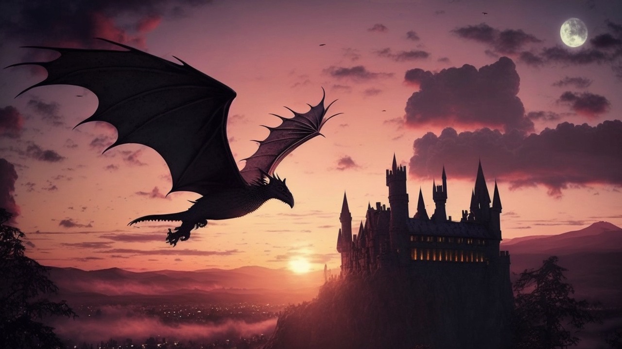 Hogwarts Legacy zadziwia graczy żyjącym światem, niespodzianek nie brakuje, źródło grafiki: Midjourney..