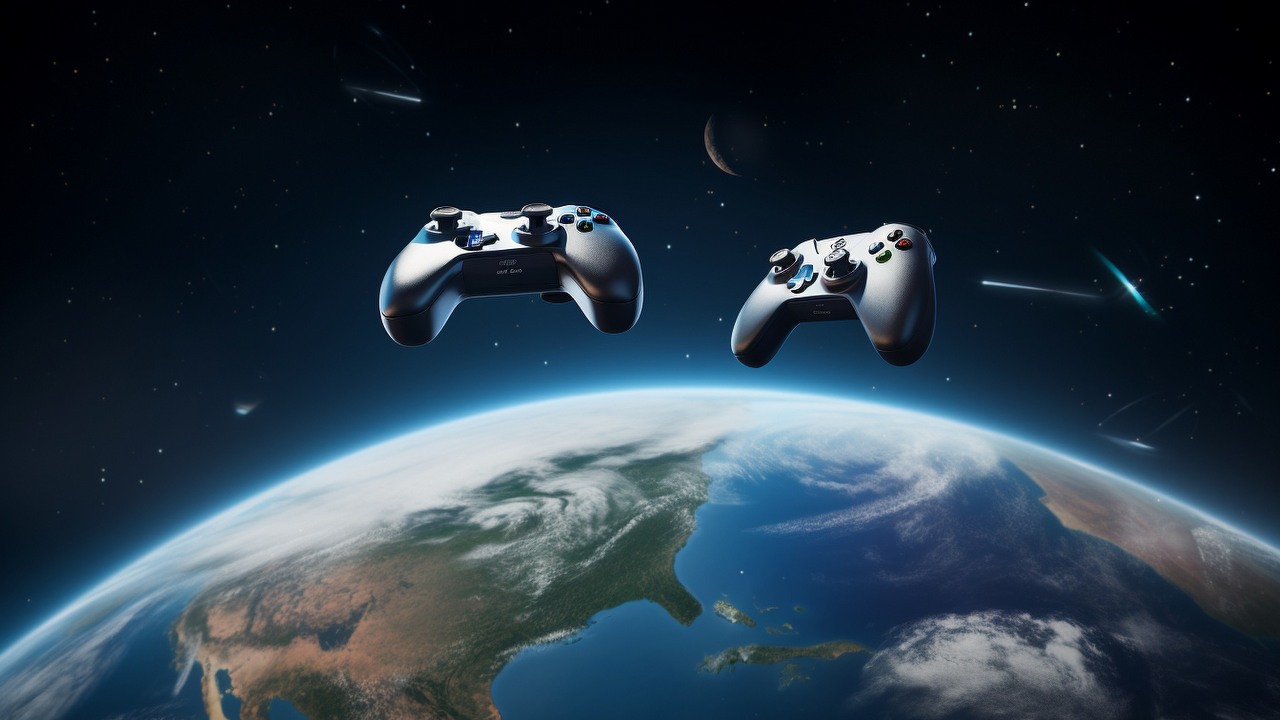 Inflacja nas nie powstrzymała, na gry ciągle wydajemy grube miliardy, źródło grafiki: Midjourney.