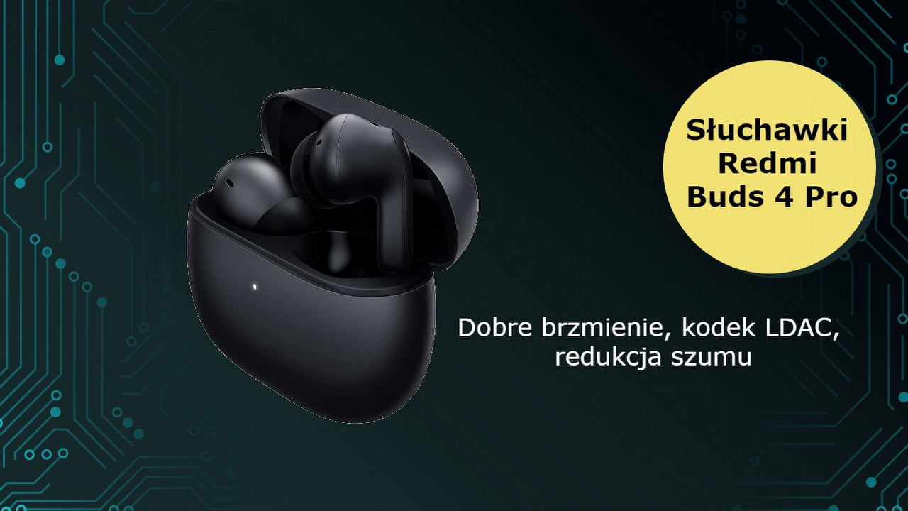 Kompaktowe słuchawki TWS z dobrym brzmieniem.