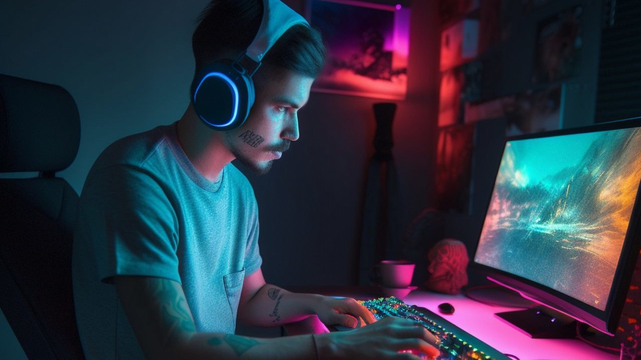 Wyostrzanie wideo, bez wydawania kasy na PC. Sprawdziłem RGX w Operze GX, źródło grafiki: Midjourney.
