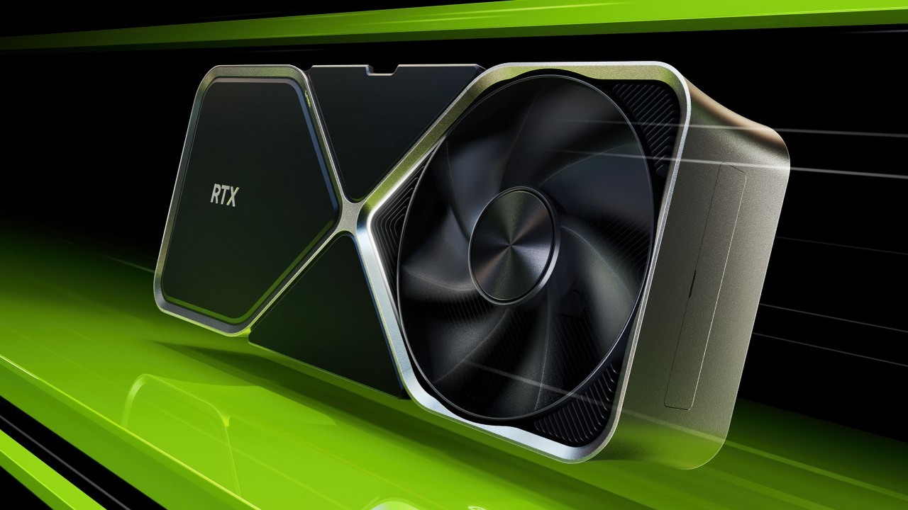 GeForce RTX 4060 z mniejszą ilością pamięci, niż sądzono, źródło grafiki: Nvidia.