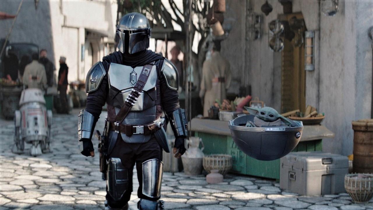 Ile może trwać The Mandalorian? „Tak długo, jak widzowie czują więź z tymi postaciami”, źródło grafiki: Mandalorianin, Jon Favreau, Lucasfilm, 2019.