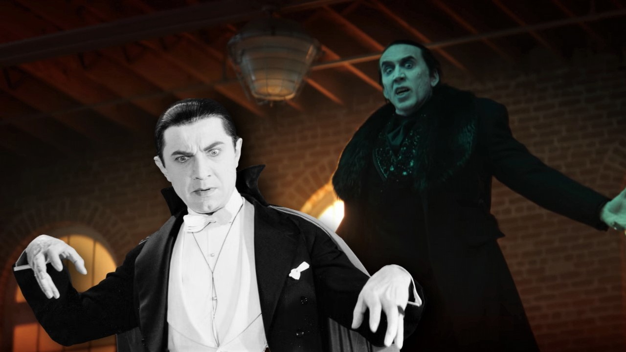 Zobacz finałowy zwiastun Renfielda, bezpośredniej kontynuacji kultowego Draculi, źródło grafiki: Renfield, Chris McKay, Universal Pictures, 2023, Dracula, Tod Browning, Karl Freund, Universal Pictures, 1931.