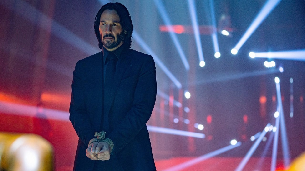 John Wick 4 rozbił bank; to najlepsze otwarcie filmu z kategorią R od 2020 roku, źródło grafiki: John Wick 4; Chad Stahelski; Lionsgate; 2023.