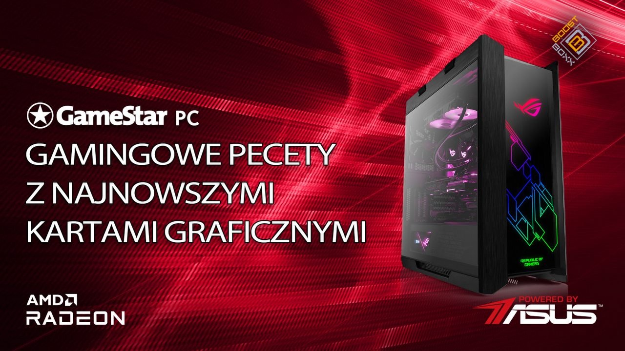 Karty graficzne AMD Radeon RX 7900XTX - w komputerach od GameStar zapewniają doskonałą wydajność w 4K, źródło grafiki: AMD.