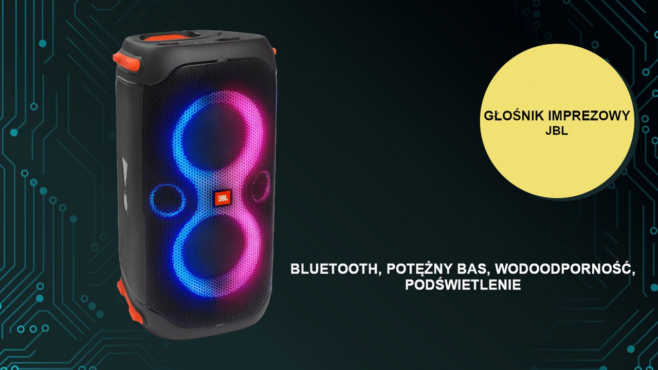 Świetny głośnik na domówkę i imprezę pod chmurką.