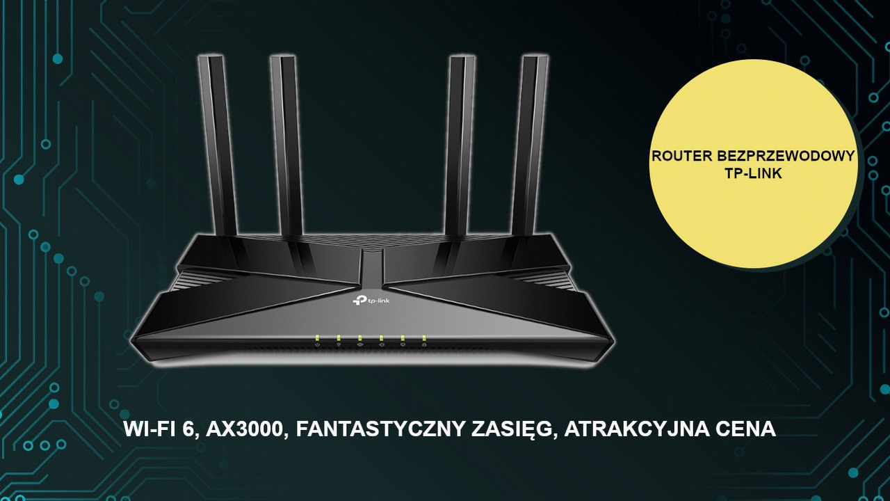 Atrakcyjnie wyceniony router Wi-Fi 6 ze znakomitym zasięgiem.
