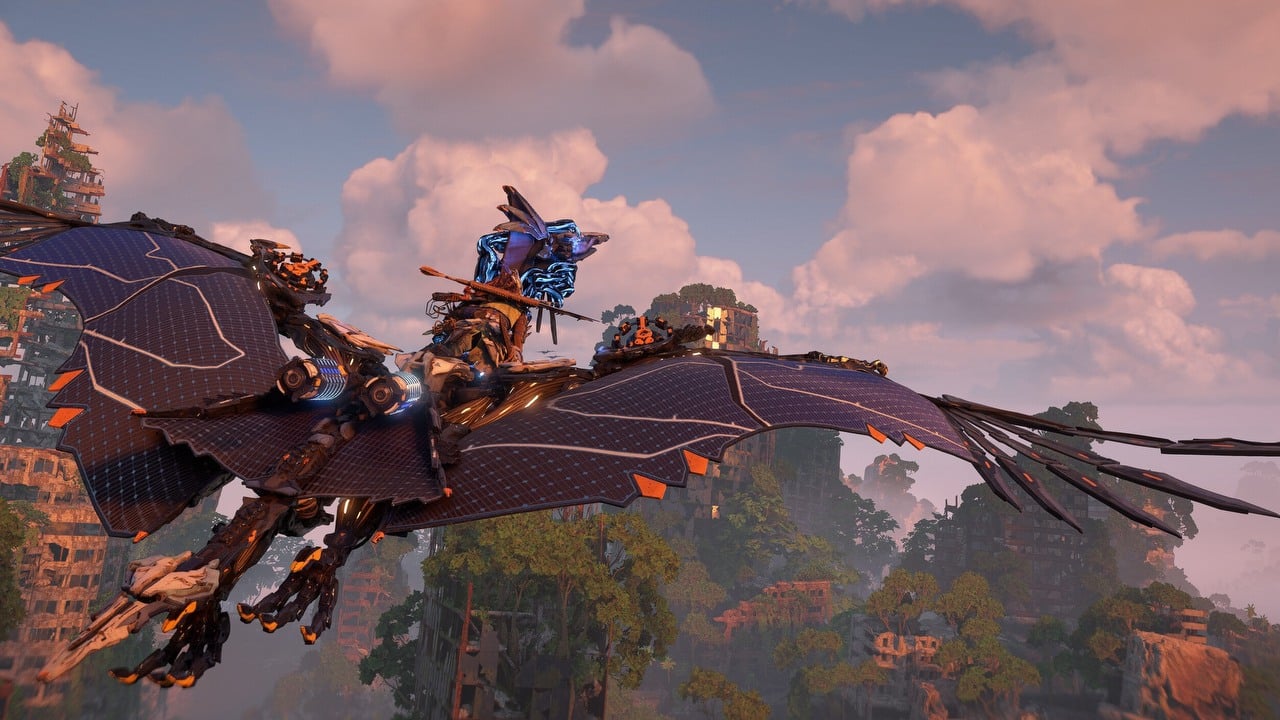 W Horizon Forbidden West: Burning Shores oblecimy „next-genowe” chmury [Aktualizacja: film], źródło grafiki: Guerrilla Games / Sony Interactive Entertainment..