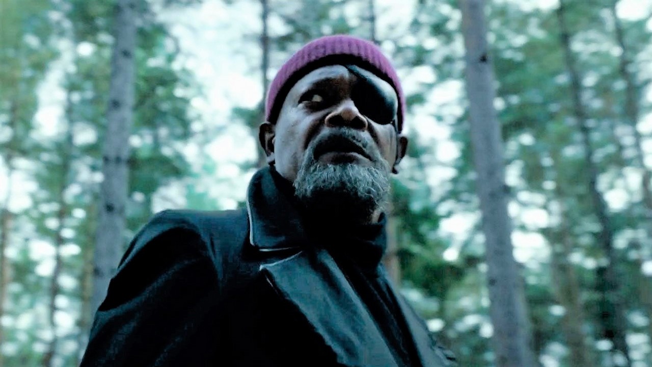 Zobacz, jak Nick Fury mierzy się ze Skrullami w nowym zwiastunie Secret Invasion, źródło grafiki: Secret Invasion; Thomas Bezucha; Marvel Studios; 2023.