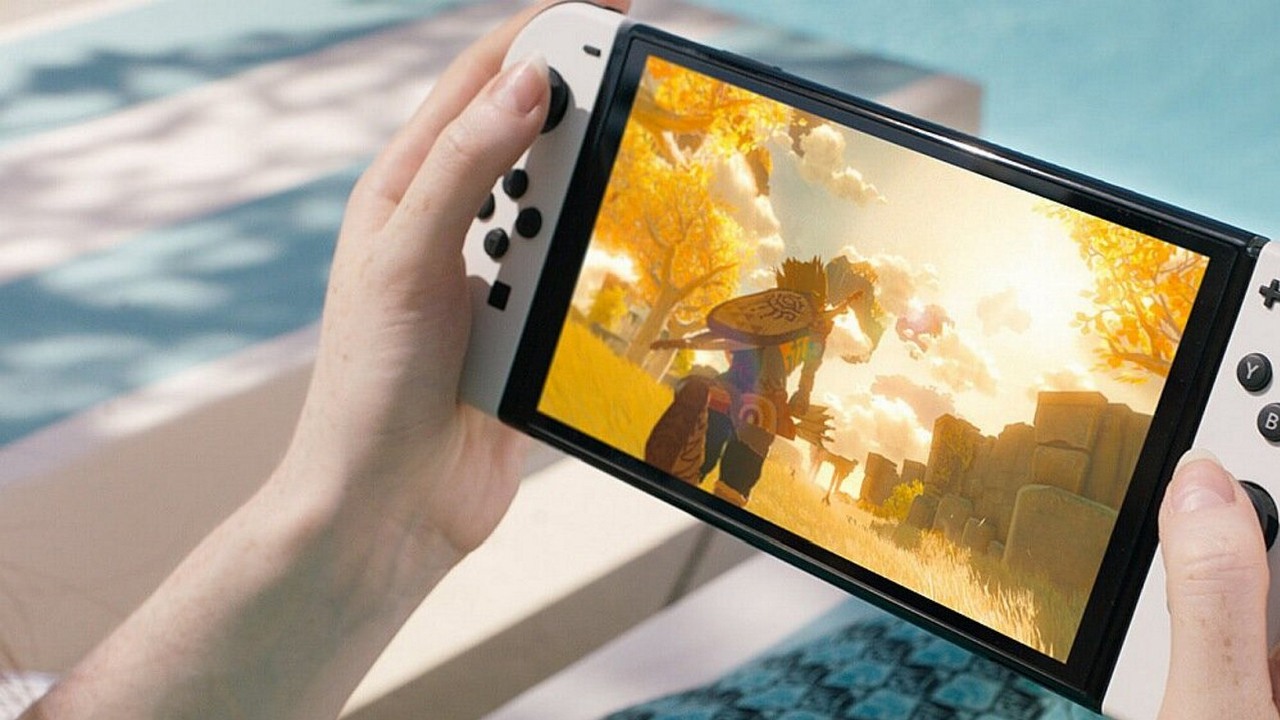 Nintendo Switch Oled w wielkanocnej promocji Media Expert, źródło grafiki: Nintendo.