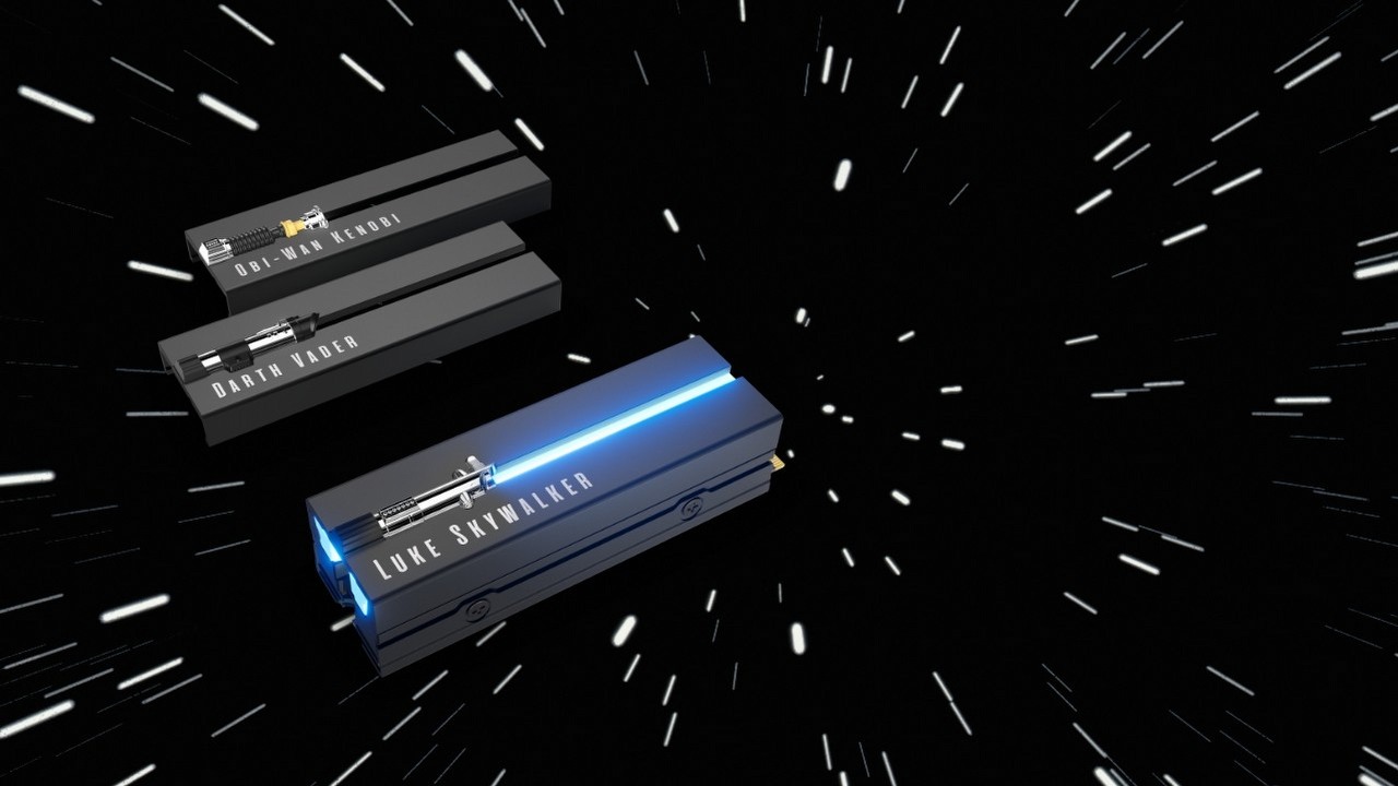 SSD jak miecz świetlny dla fanów Gwiezdnych wojen, źródło grafiki: Seagate.
