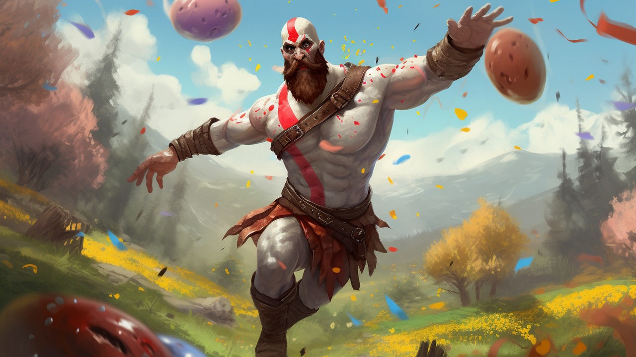 Radosnych Świąt Wielkanocnych 2023, źródło grafiki: Midjourney..