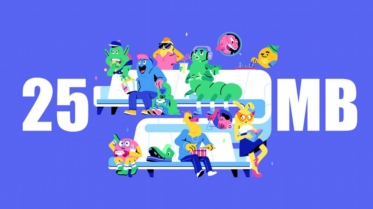 Discord w końcu zwiększy maksymalny rozmiar przesyłanych plików, źródło grafiki: Discord.