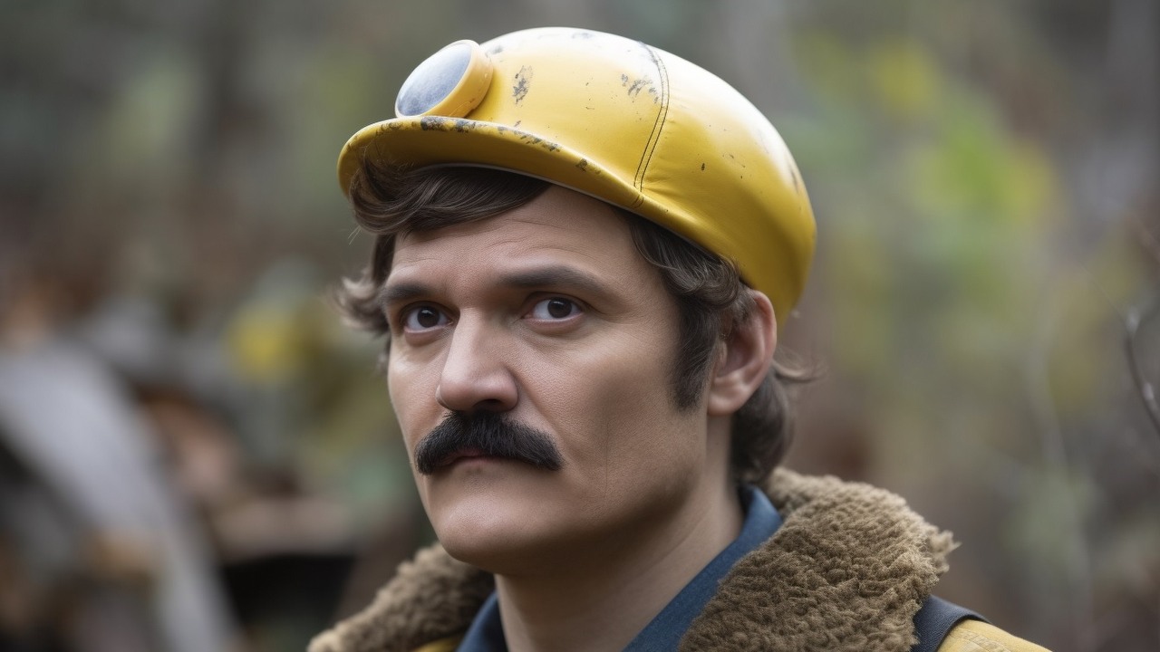 Mario kontra Wario w sequelu? Pedro Pascal typowany na arcyrywala, źródło grafiki: Midjourney.