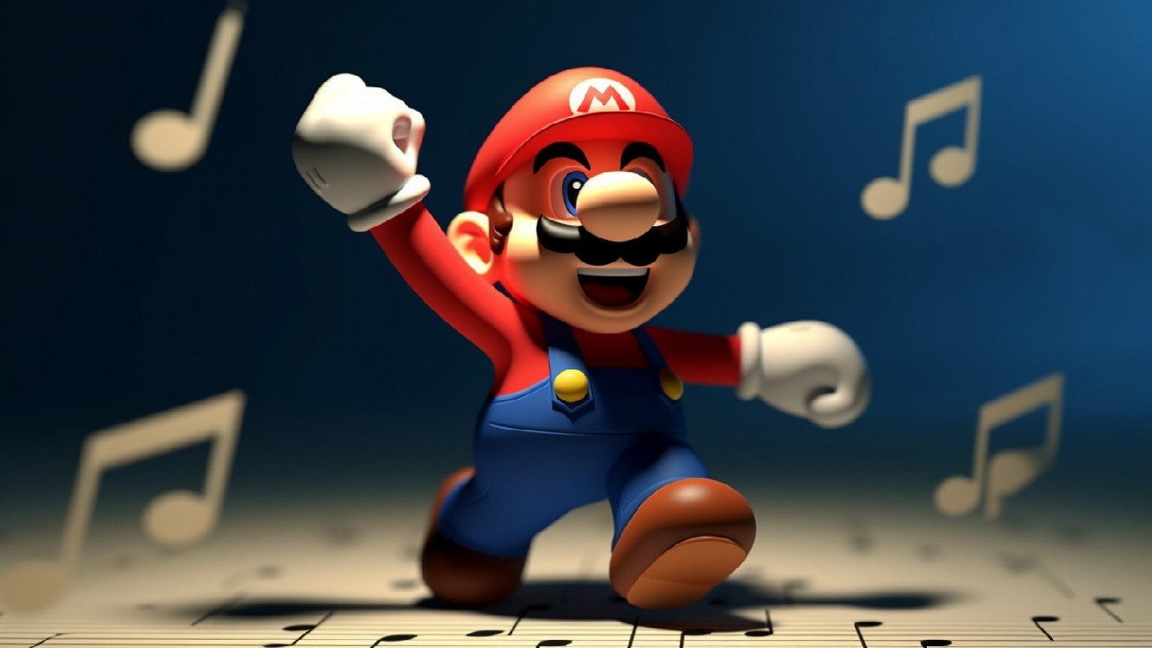 Wielka chwila dla branży gier, Mario jak Madonna i John Lennon, źródło grafiki: Midjourney.