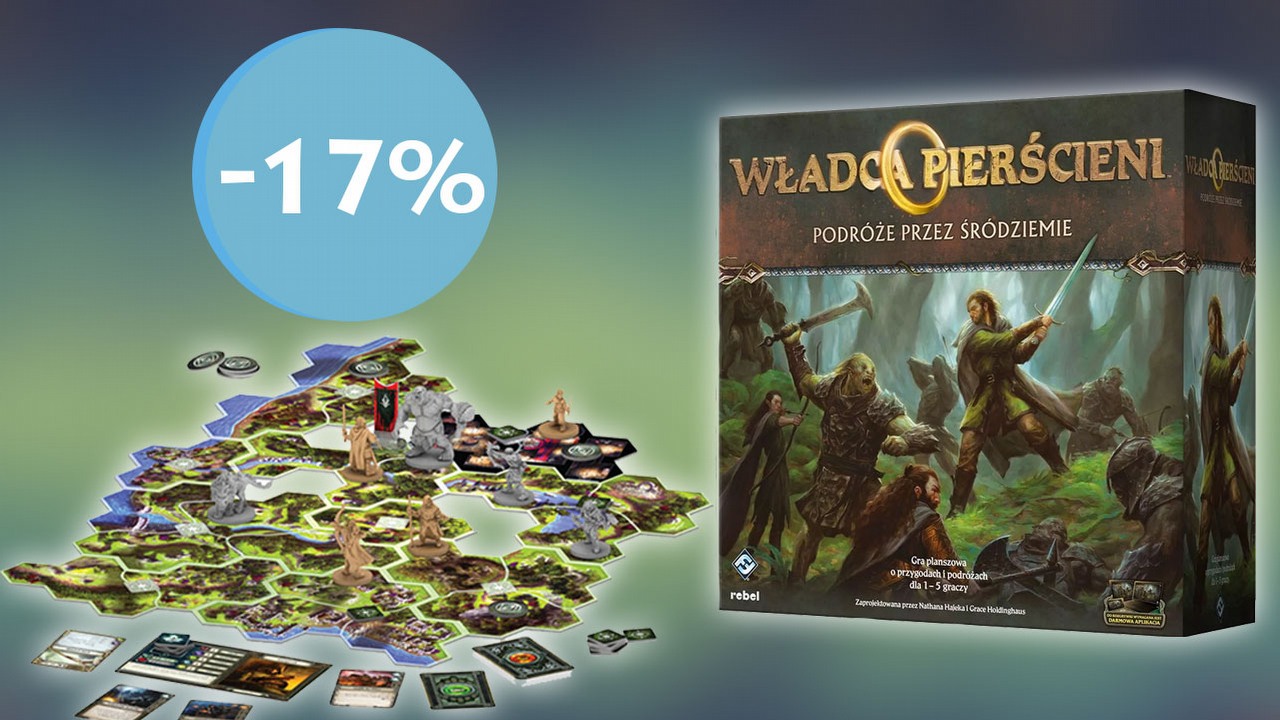 Władca Pierścieni: Podróże przez Śródziemie o 17% taniej na Amazon.pl, źródło grafiki: Rebel, grafika promocyjna.