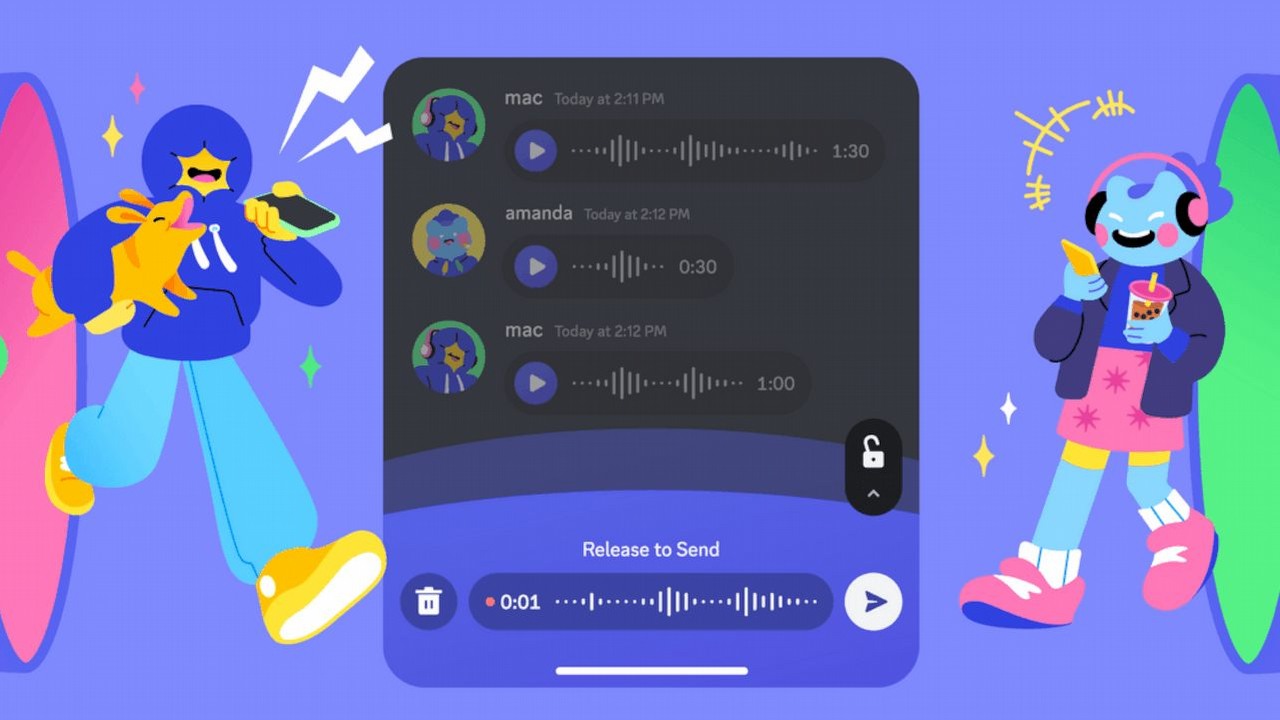 Nowy sposób wysyłania wiadomości na Discordzie, źródło grafiki: Discord..