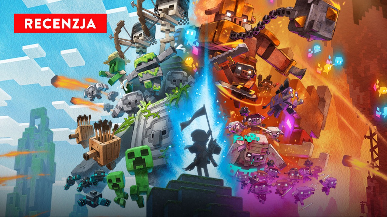 Minecraft Legends - recenzja. Bannerlord dla dzieci, źródło grafiki: Xbox Game Studios / Take Worlds.