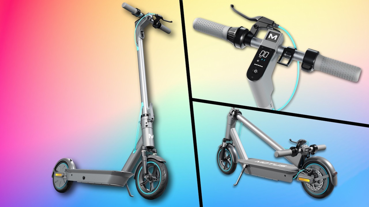 Rabaty na hulajnogi elektryczne w Media Expert, źródło grafiki: Motus, grafiki promocyjne.