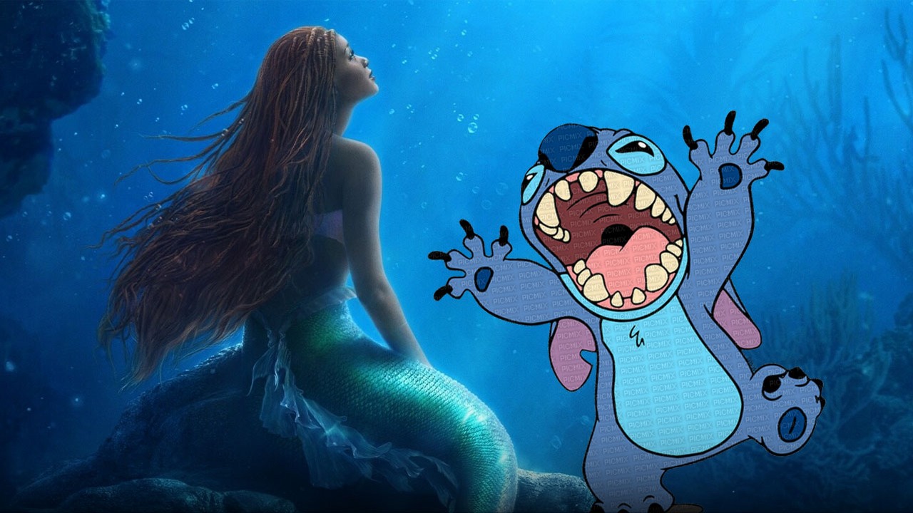 Syrenka jest równiejsza od Lilo i Sticha. Wyjaśniamy dramę Disneya, źródło grafiki: Mała syrenka, reż. Rob Marschall, Disney 2023; Lilo i Stitch, reż. Chris Sanders, Dean DeBlois, Disney 2002.