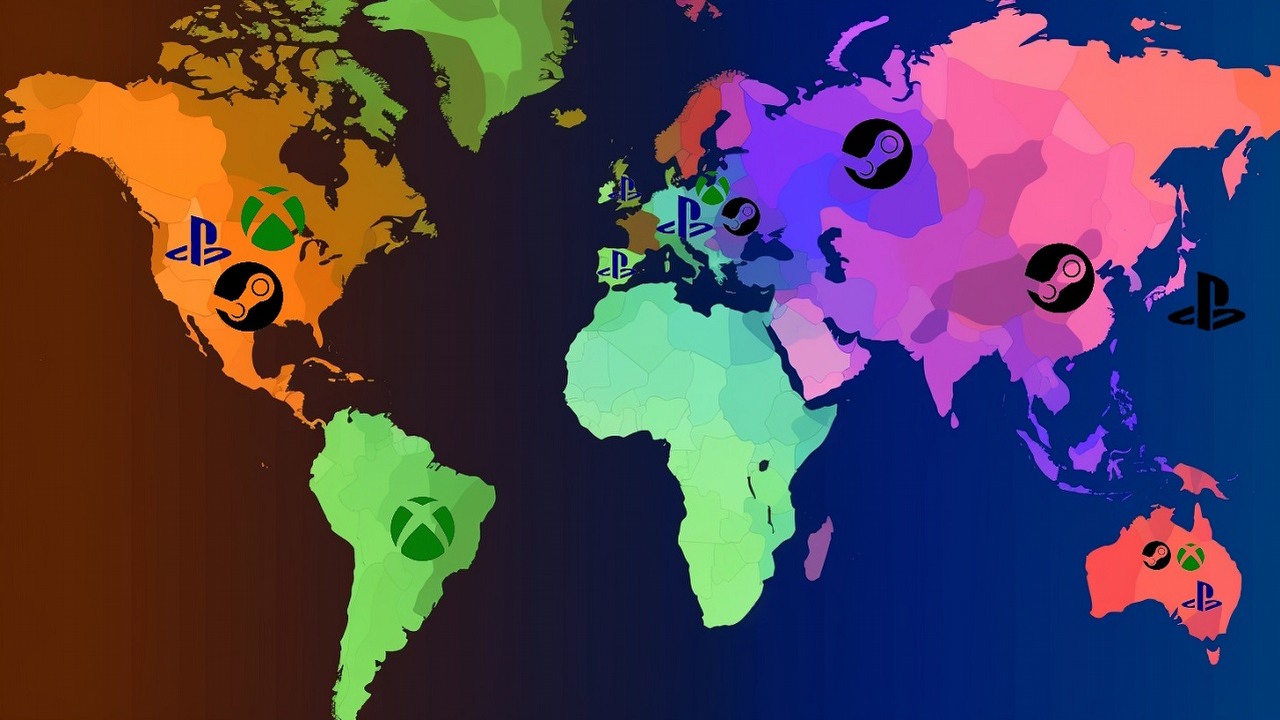 Polska wśród krajów z największą liczbą graczy na Steam, Xbox i PlayStation, źródło grafiki: Midjourney.