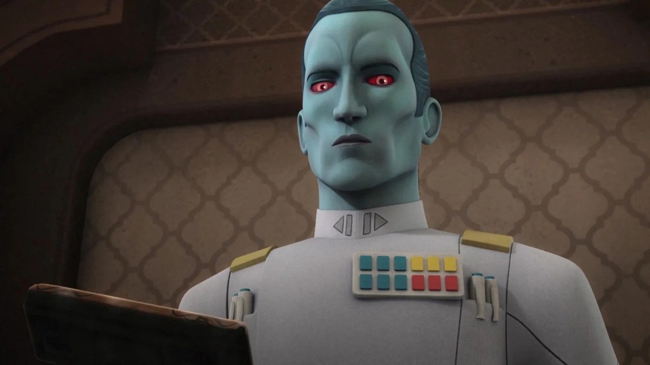 Los admirała Thrawna jest przesądzony, ale dla filmu The Mandalorian to nic złego, źródło grafiki: Gwiezdne wojny: Rebelianci; Dave Filoni; Lucasfilm; 2014.