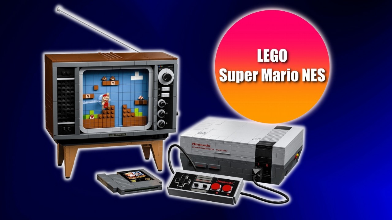 LEGO Super Mario NES dla fanów retro w wyprzedaży Media Expert, źródło grafiki: LEGO, grafika promocyjna, Unsplash, Codioful.