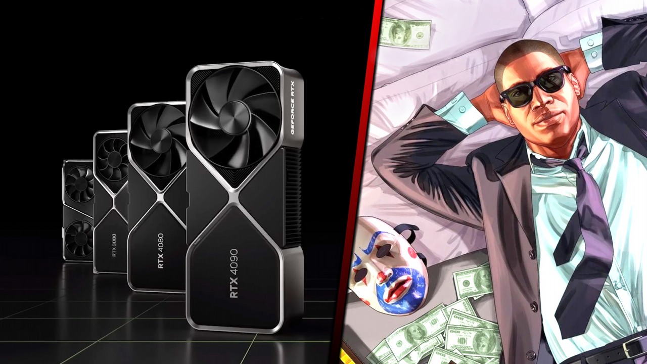 Ceny kart graficznych Nvidii spadną, jeśli nic się nie zmieni, źródło grafiki: YouTube (Nvidia) / Oficjalne materiały promocyjne GTA V..
