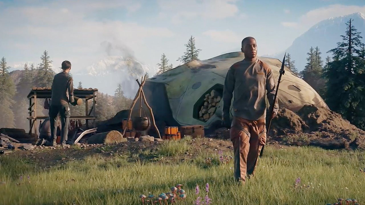 W tej świetnej strategii survivalowej odkrywasz rozległy, żywy świat 3D, źródło grafiki: Frontier Developments.