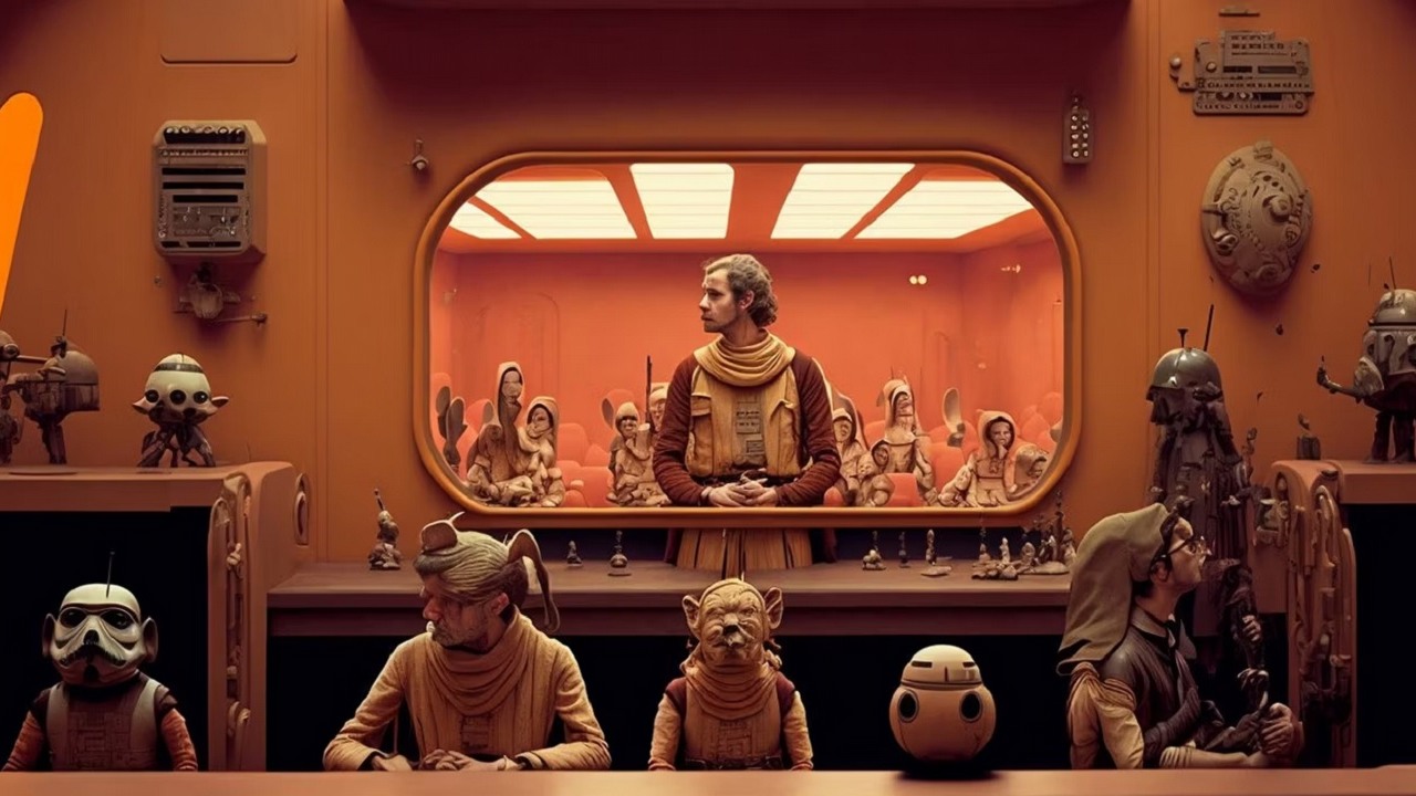 Star Wars od Wesa Andersona? Fan zmontował świetny zwiastun, źródło grafiki: Reddit; Midjourney / Curious_Refuge.
