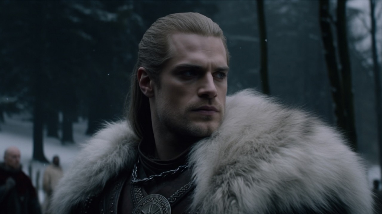 Henry Cavill to idealny wybór na Arthasa do filmu Warcraft 2, źródło grafiki: Midjourney.