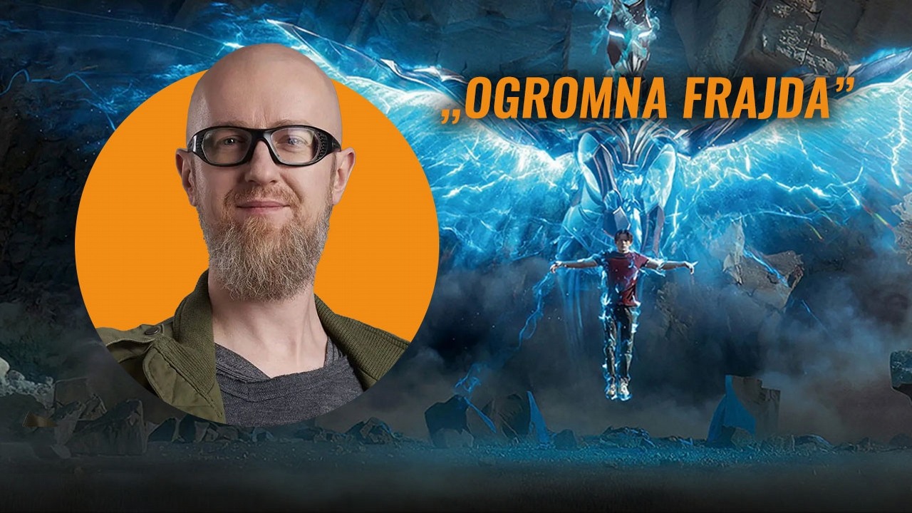 Tomek Bagiński o gwieździe Gry o tron na planie Rycerzy Zodiaku. „To przyjemność oglądać go przy pracy”, źródło grafiki: Rycerze Zodiaku; reż. Tomasz Bagiński; Sony Pictures Releasing International; 2023.