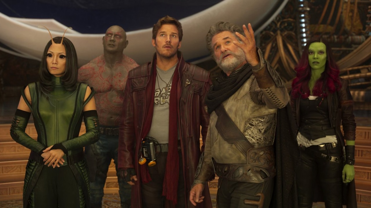 Bautista i Saldana skończyli z Marvelem, ale jedna gwiazda Strażników Galaktyki chętnie wróci, źródło grafiki: Strażnicy Galaktyki 2, James Gunn, Marvel Studios, 2017.