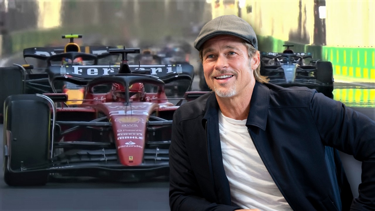 Brad Pitt rzuca wyzwanie Tomowi Cruise'owi; aktor sam poprowadzi bolid wyścigowy, źródło grafiki: YouTube, Formula 1, 2023, Flickr, NASA HQ PHOTO.