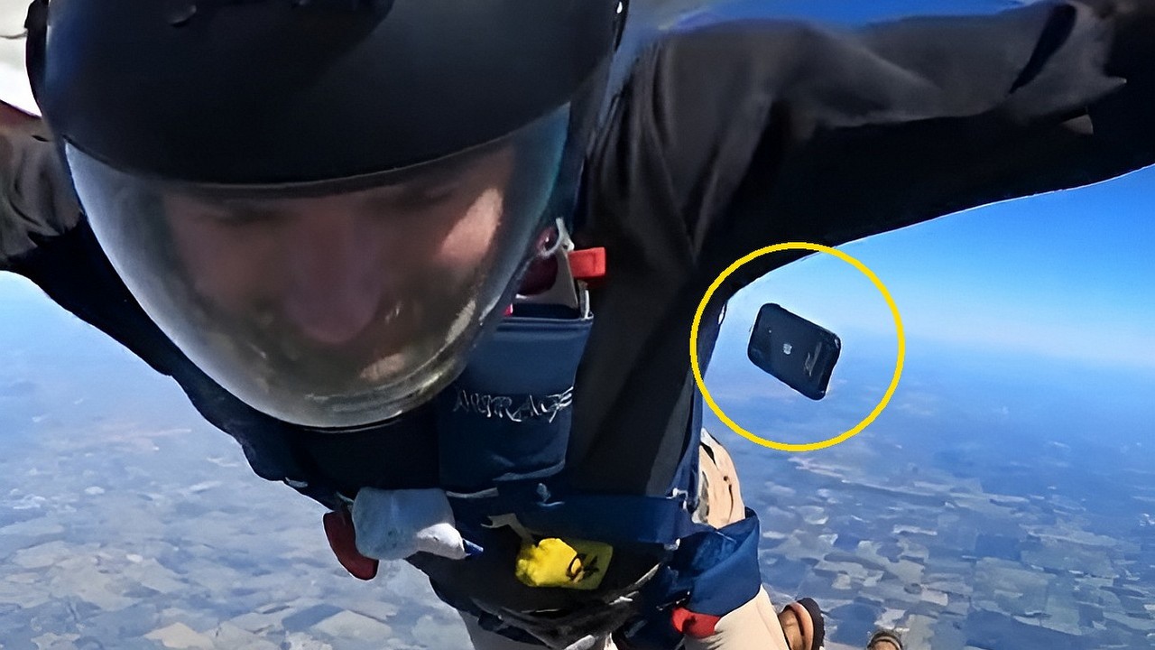 iPhone przeżył upadek z wysokości ponad 4 kilometrów, źródło grafiki: capt_rumcoffee / TikTok.