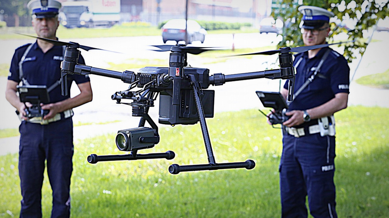 Policja zgubiła drona wartego 200 tysięcy złotych, źródło grafiki: lublin.policja.gov.pl.