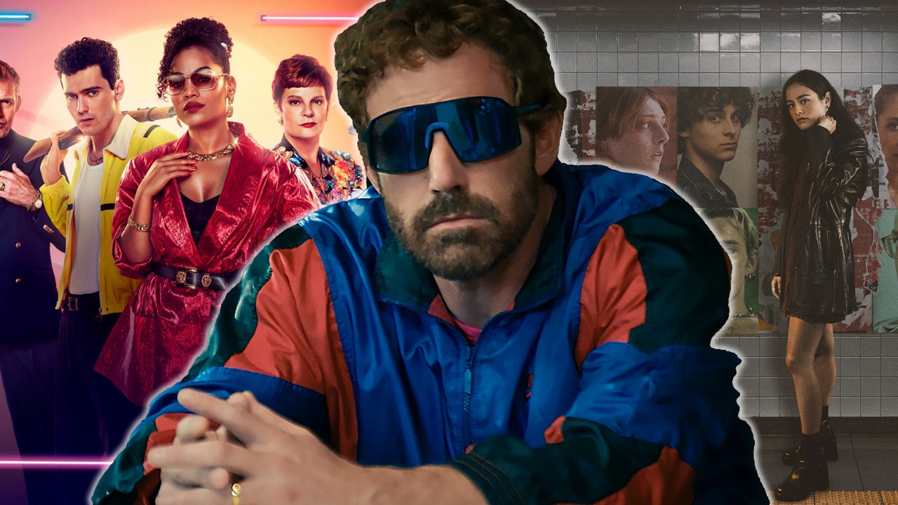 Co obejrzeć na Prime Video, Apple TV Plus i SkyShowtime w weekend 12-14 maja 2023 roku, źródło grafiki: A Town Called Malice, Nick Love, Sky Max, 2023 / AIR, Ben Affleck, Amazon Studios, 2023 / Miasto w ogniu, Josh Schwartz i Stephanie Savage, Apple TV+, 2023.