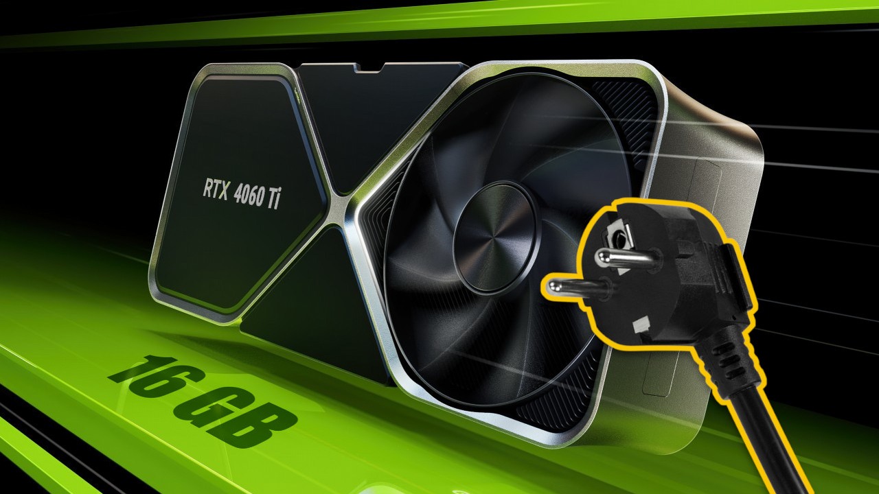 RTX 4060 Ti - dwa razy więcej VRAM-u i tylko 5 watów różnicy według przecieku, źródło grafiki: Nvidia / własne.