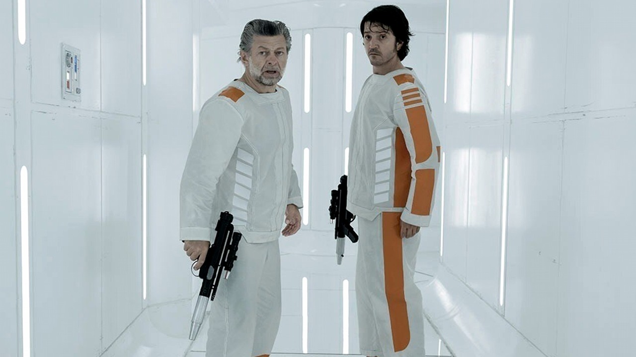 Zrobił to czy nie? Andy Serkis udziela jednoznacznej odpowiedzi o losie Kino Loya, źródło grafiki: Andor, Tony Gilroy, Lucasfilm, 2022.