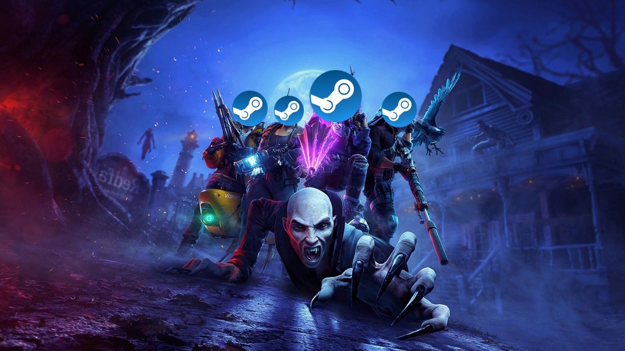 Redfall stracił 95% graczy na Steam, w Game Passie też nie radzi sobie za dobrze, źródło grafiki: Arkane Studios / Canva.