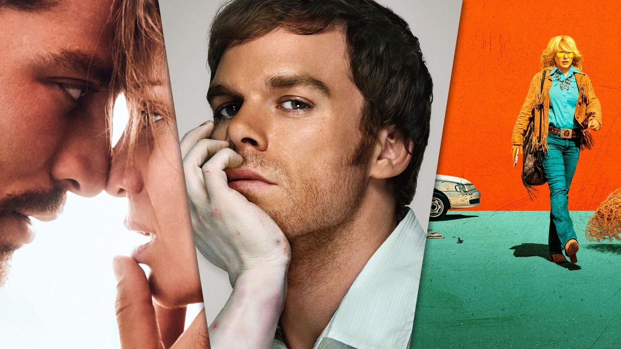 Co obejrzeć na Prime Video, Apple TV Plus i SkyShowtime w weekend 19-21 maja 2023 roku, źródło grafiki: Heaven in Hell, Tomasz Mandes, Monolith Films, 2023 / Dexter, James Manos Jr., Showtime, 2006 / Pustynia wysokich lotów, Nancy Fichman, Katie Ford i jennifer Hoppe-House, Apple TV+, 2023.