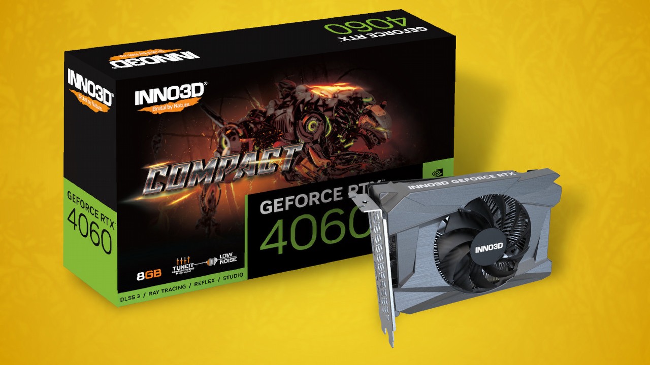 Oto malutkie RTX 4060 i RTX 4060 Ti; zmieszczą się do każdego PC, źródło grafiki: Inno3D.