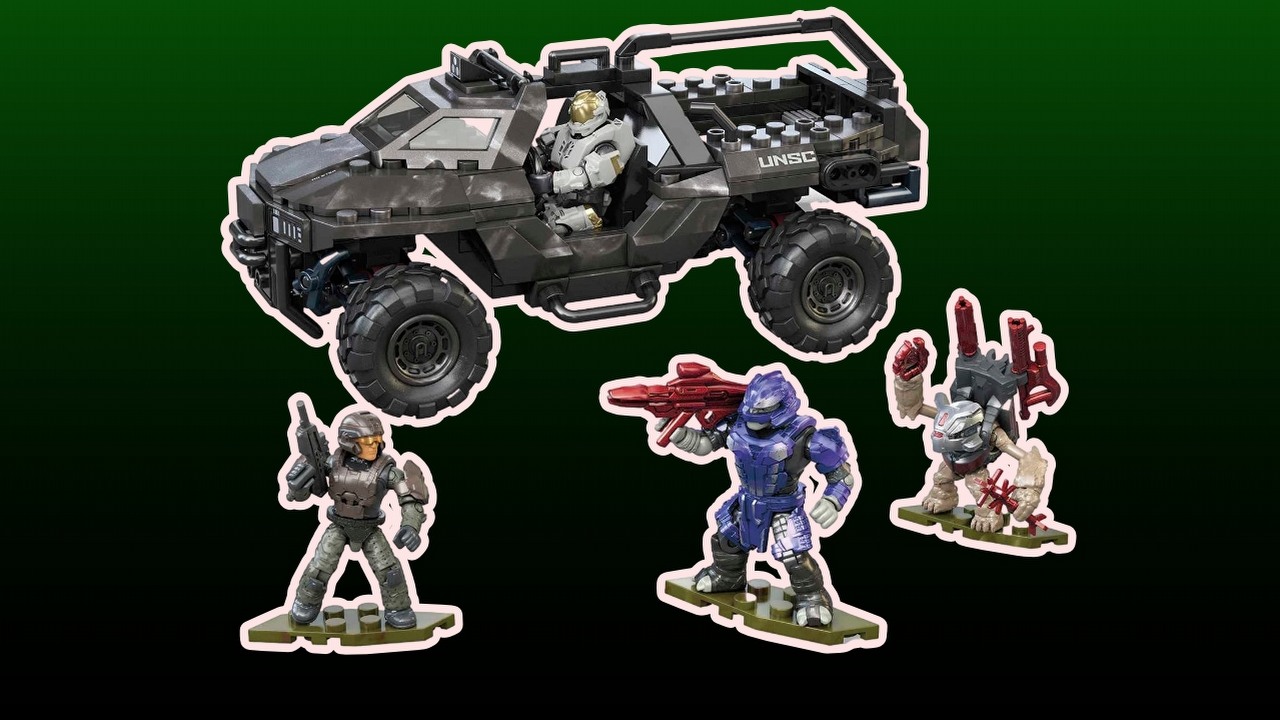 Zestawy konstrukcyjne Halo, Pokemon i Minecraft w wyprzedaży na Amazon.pl, źródło grafiki: MEGA, grafika promocyjna.