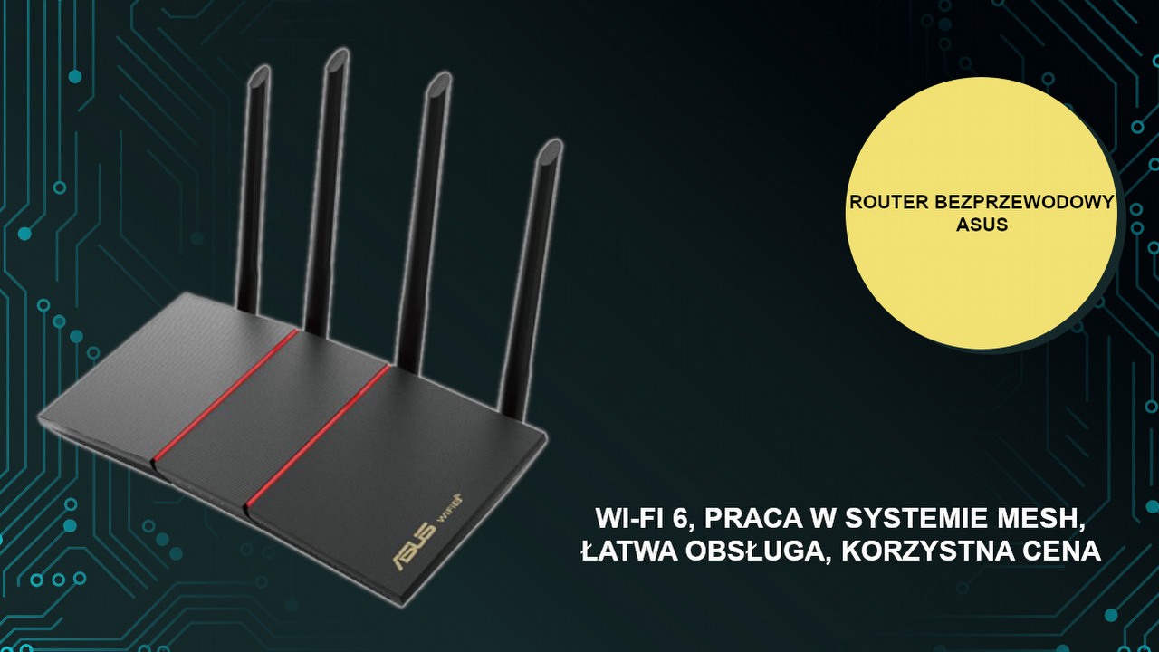 Dobrze oceniany i popularny router Wi-Fi 6 do podstawowych zastosowań i pracy w mesh.