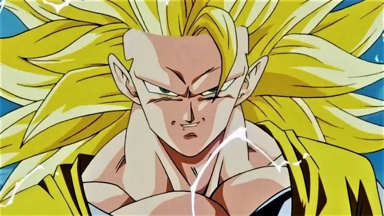 Zobacz, jak Goku z Dragon Ball wyglądałby po aktywowaniu wszystkich form Super Saiyanina, źródło grafiki: Dragon Ball Z, Katsuyuki Sumizawa, Fuji TV, 1989.