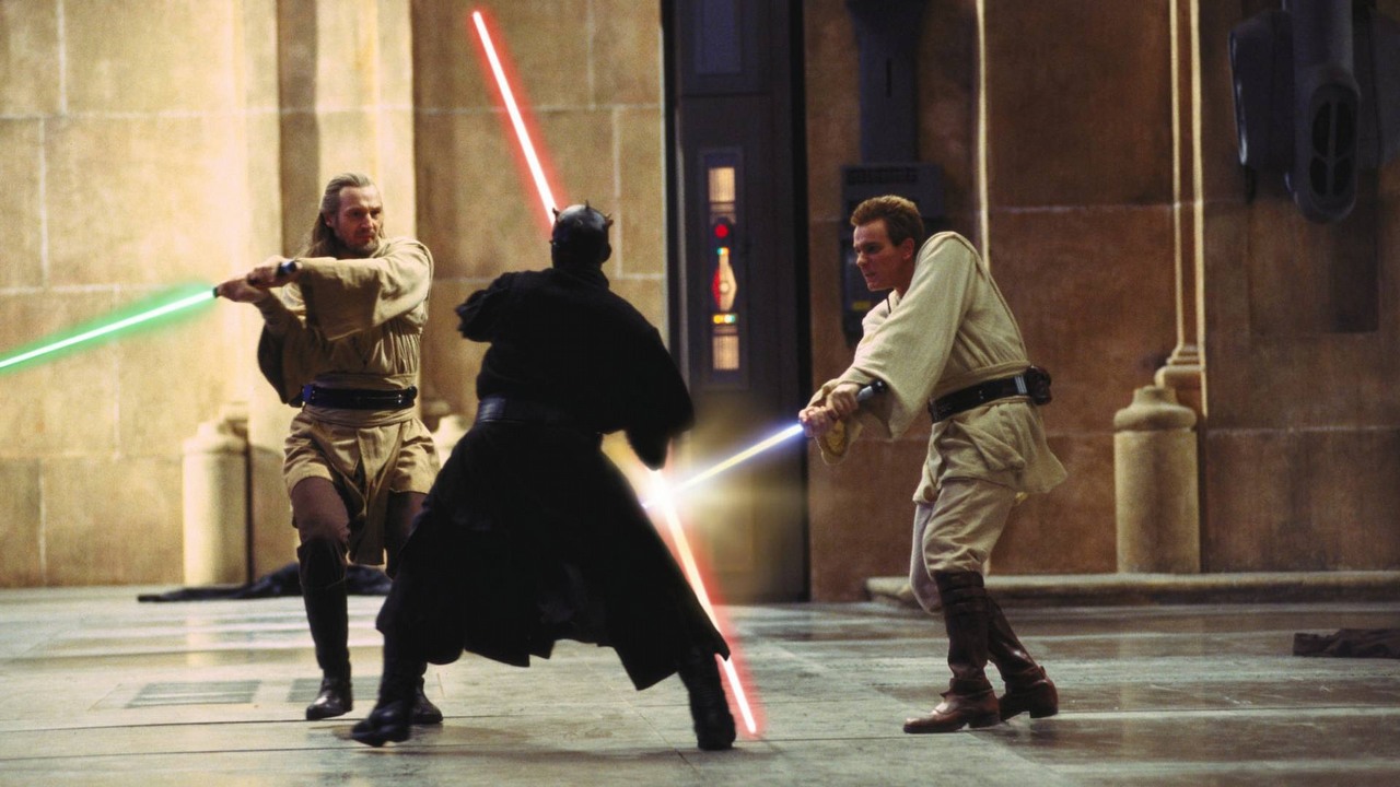 Zatrzymaj Gwiezdne wojny: Mroczne widmo w tej minucie i zobacz genialne cameo, źródło grafiki: Gwiezdne wojny: Mroczne widmo; George Lucas; Lucasfilm; 1999.