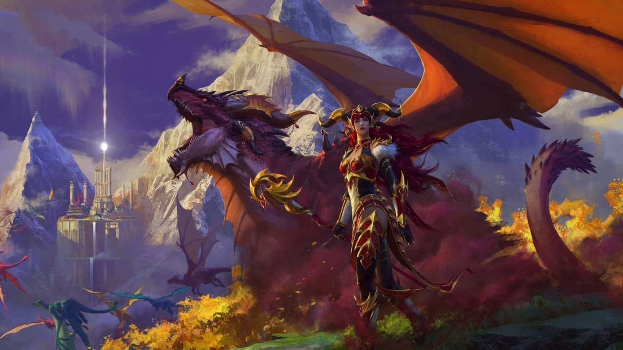 Jedna z największych atrakcji WoW Dragonflight trafi do krain z podstawowej gry, źródło grafiki: Blizzard Entertainment.